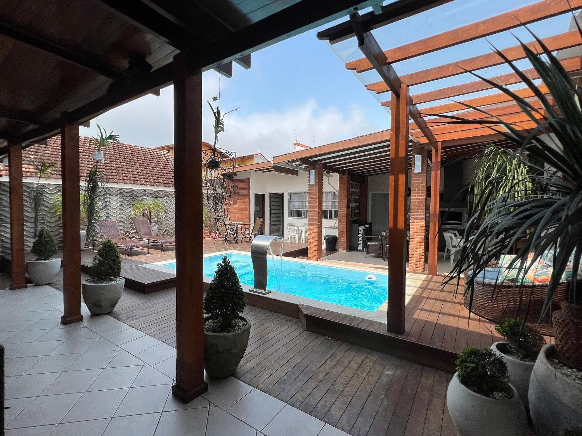 Casa Agradavel Com Piscina, A Poucos Passos Da Praia Peruíbe Exteriör bild