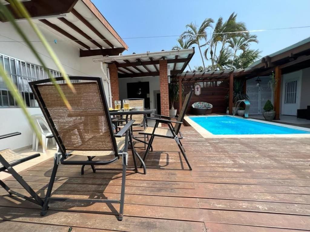 Casa Agradavel Com Piscina, A Poucos Passos Da Praia Peruíbe Exteriör bild